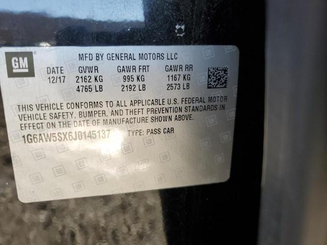 2018 CADILLAC CTS - 1G6AW5SX6J0145137