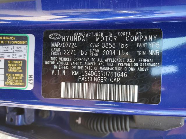 2024 HYUNDAI ELANTRA SE - KMHLS4DG5RU761646