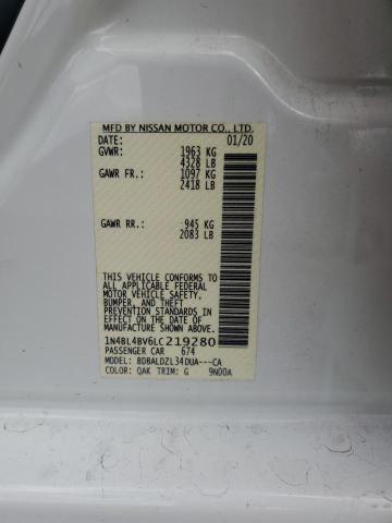 2020 NISSAN ALTIMA S - 1N4BL4BV6LC219280