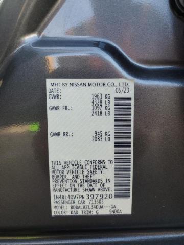 2023 NISSAN ALTIMA SV - 1N4BL4DV7PN397920