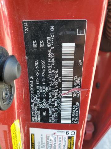 2015 TOYOTA 4RUNNER SR - JTEZU5JR7F5093712