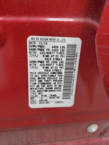 2017 NISSAN ROGUE S - JN8AT2MT2HW391306