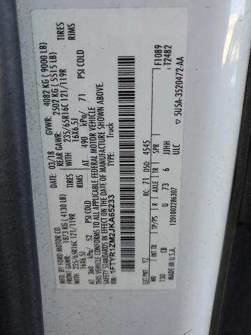 2018 FORD TRANSIT T- - 1FTYR1ZM2JKA65233