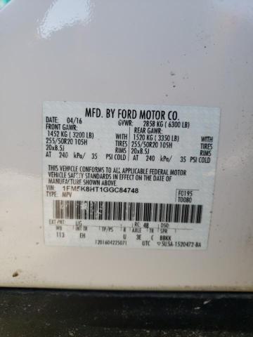 2016 FORD EXPLORER P - 1FM5K8HT1GGC84748