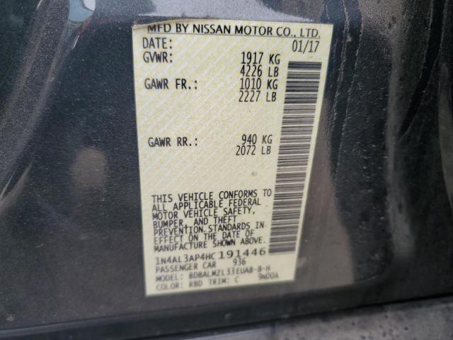 2017 NISSAN ALTIMA 2.5 - 1N4AL3AP4HC191446