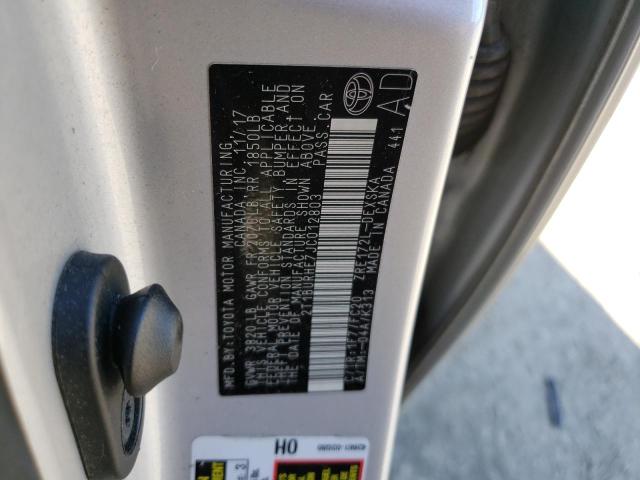 2018 TOYOTA COROLLA L - 2T1BURHE7JC012803