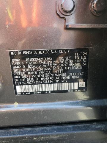 2025 HONDA HR-V LX 3CZRZ1H3XSM738884