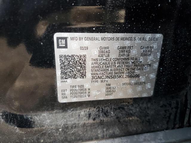 2019 CHEVROLET TRAX LS - 3GNCJNSB5KL266696