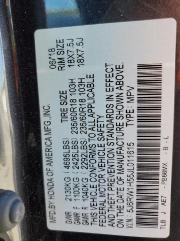 2018 HONDA CR-V EX 5J6RW1H55JL011615