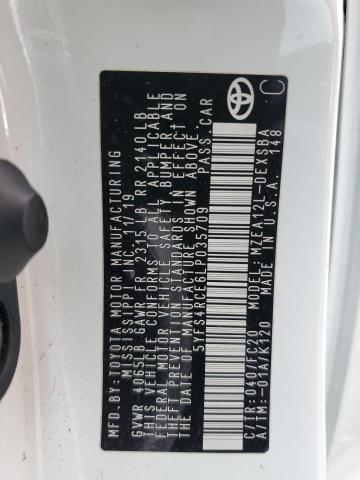 2020 TOYOTA COROLLA SE - 5YFS4RCE6LP035709