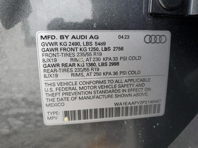 2023 AUDI Q5 PREMIUM - WA1EAAFY2P2140467