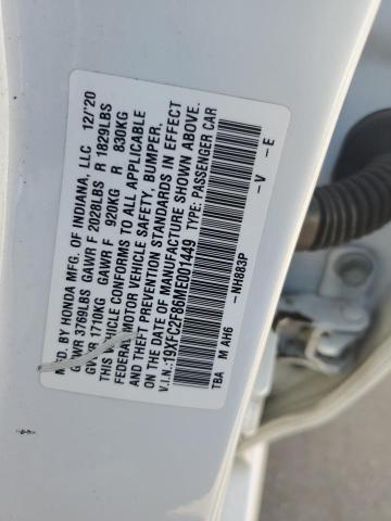 2021 HONDA CIVIC SPOR - 19XFC2F86ME001449