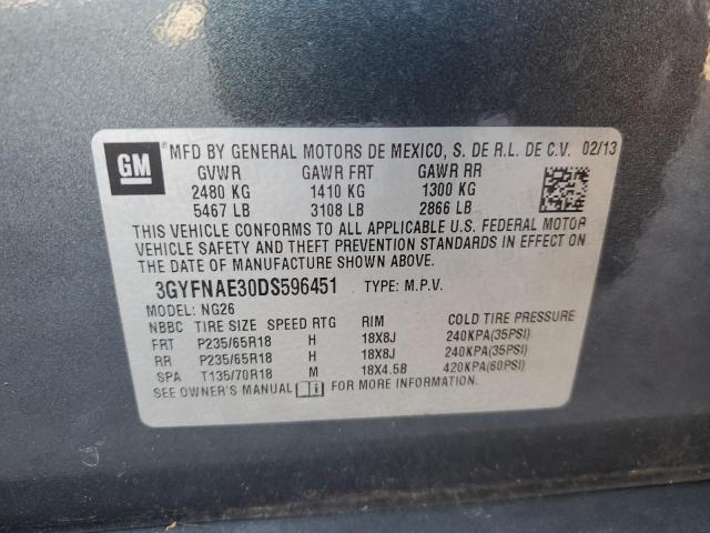 2013 CADILLAC SRX - 3GYFNAE30DS596451