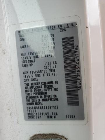 2016 NISSAN NV200 2.5S - 3N6CM0KN5GK697322