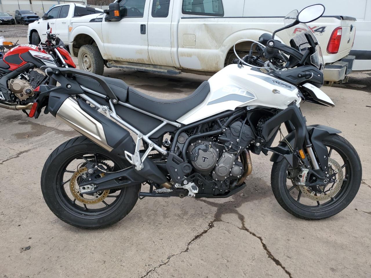  Salvage Triumph Motorcycle Tiger 900