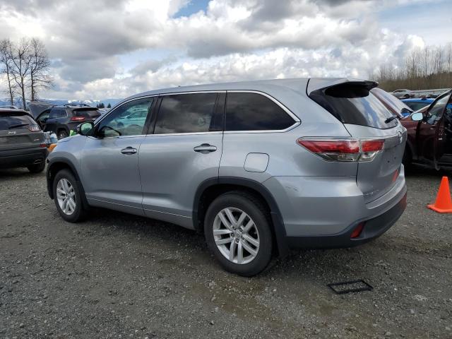 Vin: 5tdbkrfh5es019510, lot: 49123765, toyota highlander le 20142