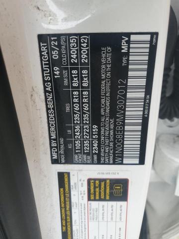 2021 MERCEDES-BENZ GLC 300 4M W1N0G8EB9MV307012