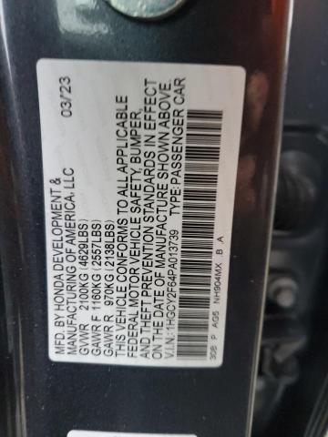 2023 HONDA ACCORD HYB - 1HGCY2F64PA013739