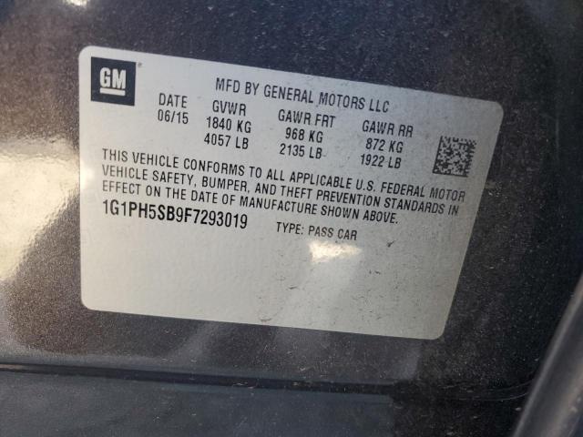 2015 CHEVROLET CRUZE ECO 1G1PH5SB9F7293019