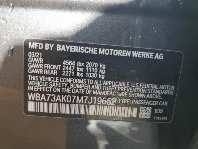 2021 BMW 228XI - WBA73AK07M7J19652