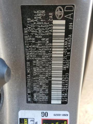 2018 TOYOTA COROLLA L - 2T1BURHE6JC101438