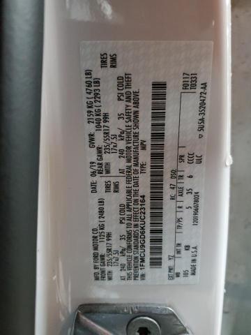 2019 FORD ESCAPE SE - 1FMCU9GD6KUC23164