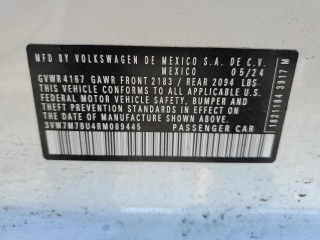 2024 VOLKSWAGEN JETTA SE 3VW7M7BU4RM089445