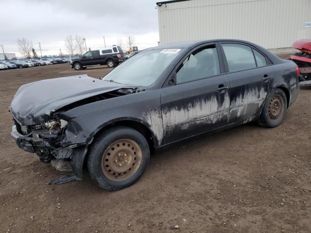 HYUNDAI SONATA GLS 2009 black sedan 4d gas 5NPET46C89H567210 photo #1