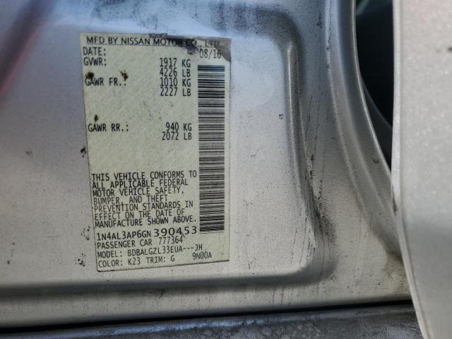 2016 NISSAN ALTIMA 2.5 - 1N4AL3AP6GN390453