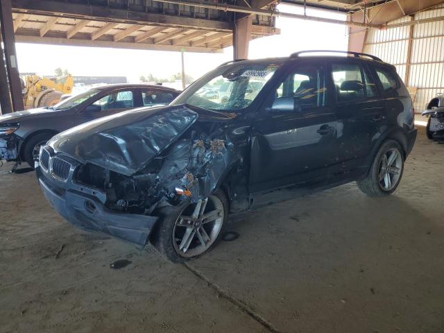 BMW X3 3.0I 2005 gray  gas WBXPA93465WD20867 photo #1