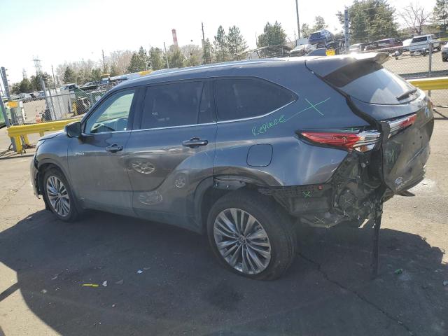 Vin: 5tdebrch6ms015210, lot: 48999655, toyota highlander hybrid platinum 20212