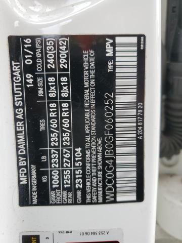 2016 MERCEDES-BENZ GLC 300 - WDC0G4JB0GF060252