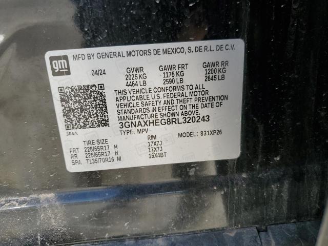 2024 CHEVROLET EQUINOX LS - 3GNAXHEG8RL320243