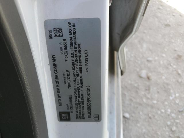 2015 CHEVROLET SPARK LS - KL8CB6S95FC801013