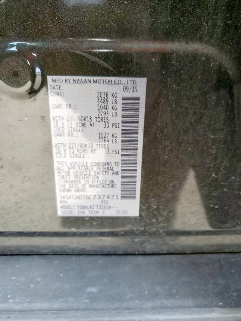 2016 NISSAN ROGUE S - 5N1AT2MT7GC737471
