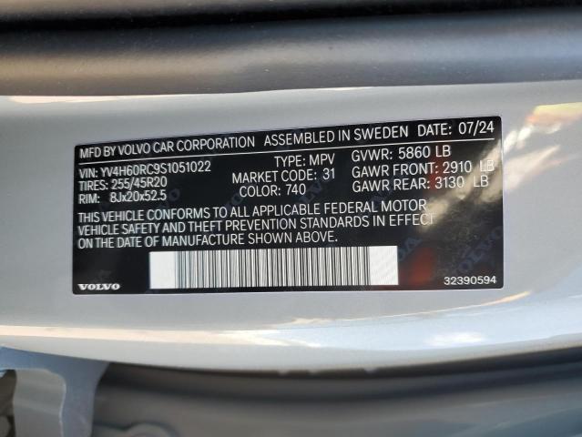 2025 VOLVO XC60 PLUS YV4H60RC9S1051022