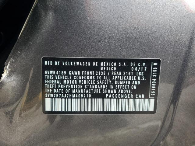 2017 VOLKSWAGEN JETTA S - 3VW2B7AJ2HM409710