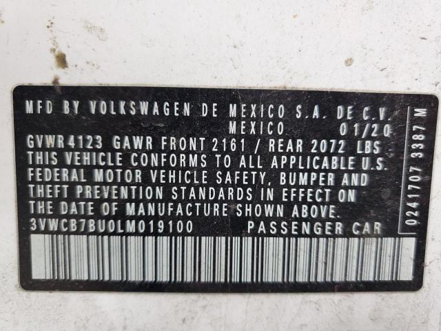 2020 VOLKSWAGEN JETTA S - 3VWCB7BU0LM019100