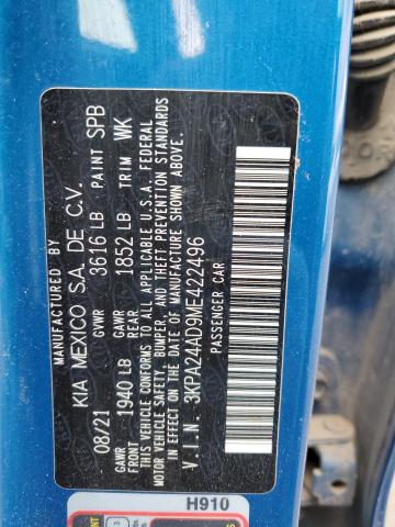 2021 KIA RIO LX - 3KPA24AD9ME422496
