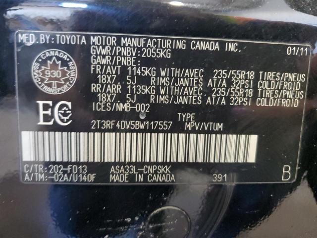 2011 TOYOTA RAV4 SPORT - 2T3RF4DV5BW117557