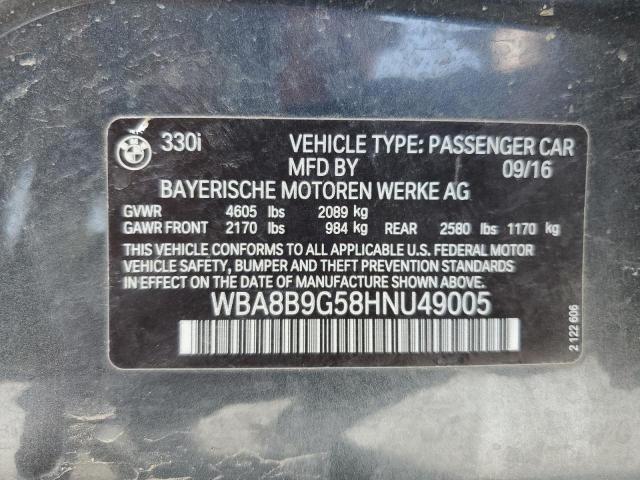2017 BMW 330 I - WBA8B9G58HNU49005