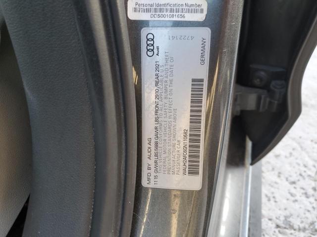 2016 AUDI S6 PRESTIG WAUH2AFC6GN110582