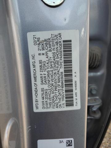 2021 HONDA ACCORD SPO - 1HGCV1F48MA039256
