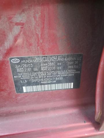 2016 HYUNDAI ELANTRA SE - 5NPDH4AEXGH718499