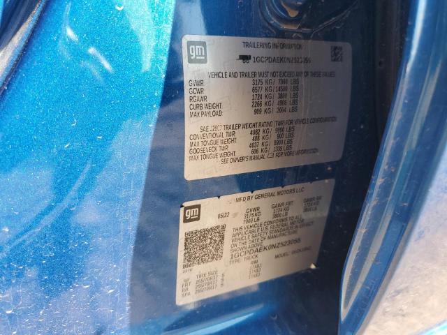 1GCPDAEK0NZ523055 2022 CHEVROLET ALL Models