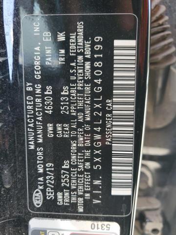 2020 KIA OPTIMA SX - 5XXGW4L2XLG408199