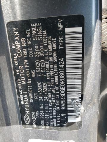 2024 HYUNDAI PALISADE X KM8R3DGE0RU801424