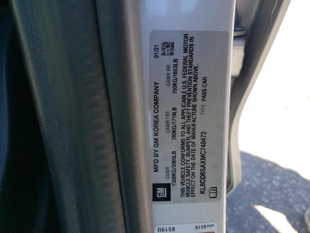 2021 CHEVROLET SPARK 1LT - KL8CD6SAXMC748472