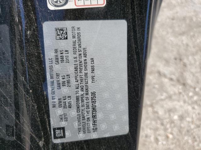 2017 CHEVROLET CAMARO SS - 1G1FH1R73H0187506