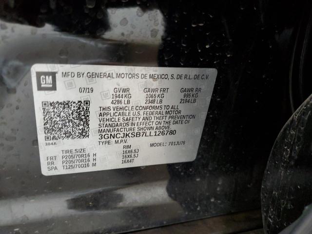 2020 CHEVROLET TRAX LS - 3GNCJKSB7LL126780